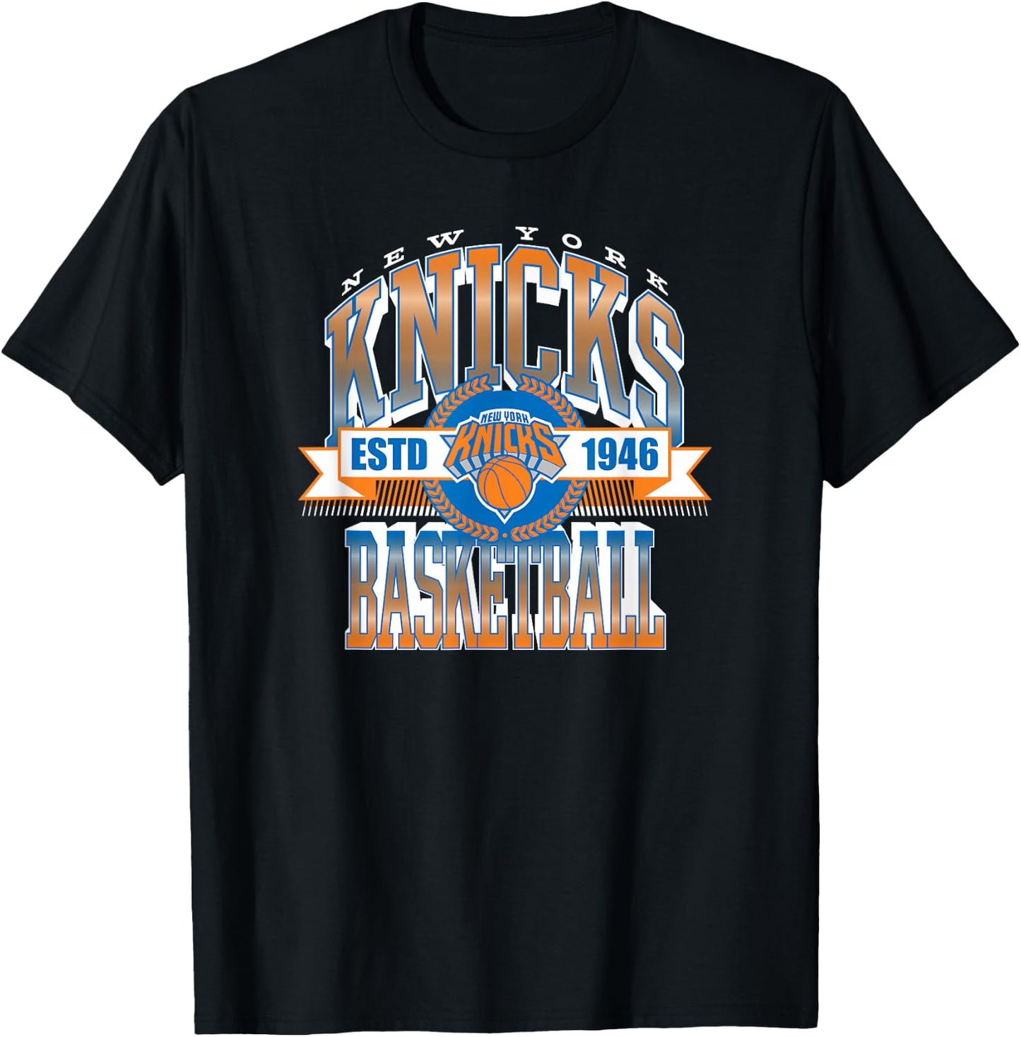 NBA New York Knicks Zeitplan T-Shirt - T-Shirt | Black