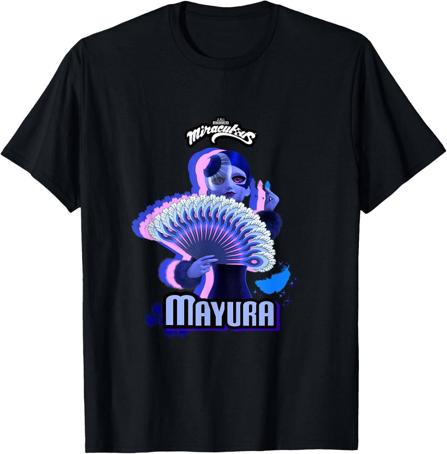 Miraculous Ladybug Villains Collection Mayura T-Shirt - T-Shirt | Black