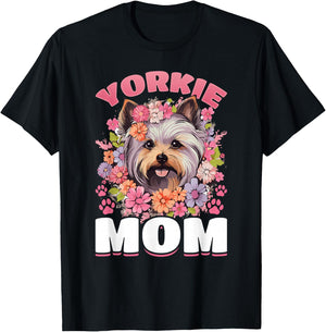 Yorkshire Terrier Dog Yorkie - Yorkie Mom T-Shirt - T-Shirt | Black