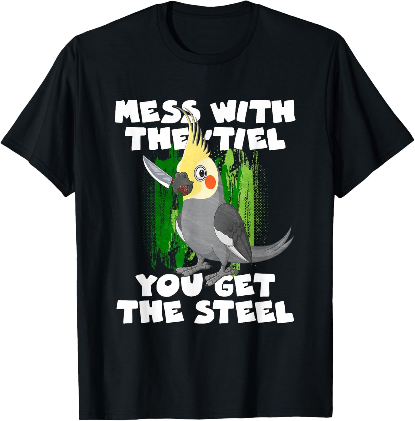 Mess with the tile, you get the steel T-Shirt - T-Shirt | Black