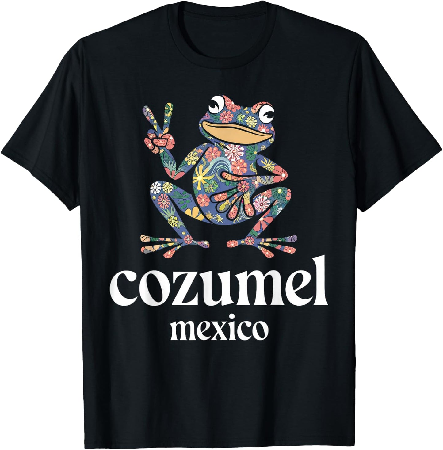Cozumel Mexico Cancun Souvenir Surf Beach Holiday Vacation T-Shirt - T-Shirt | Black