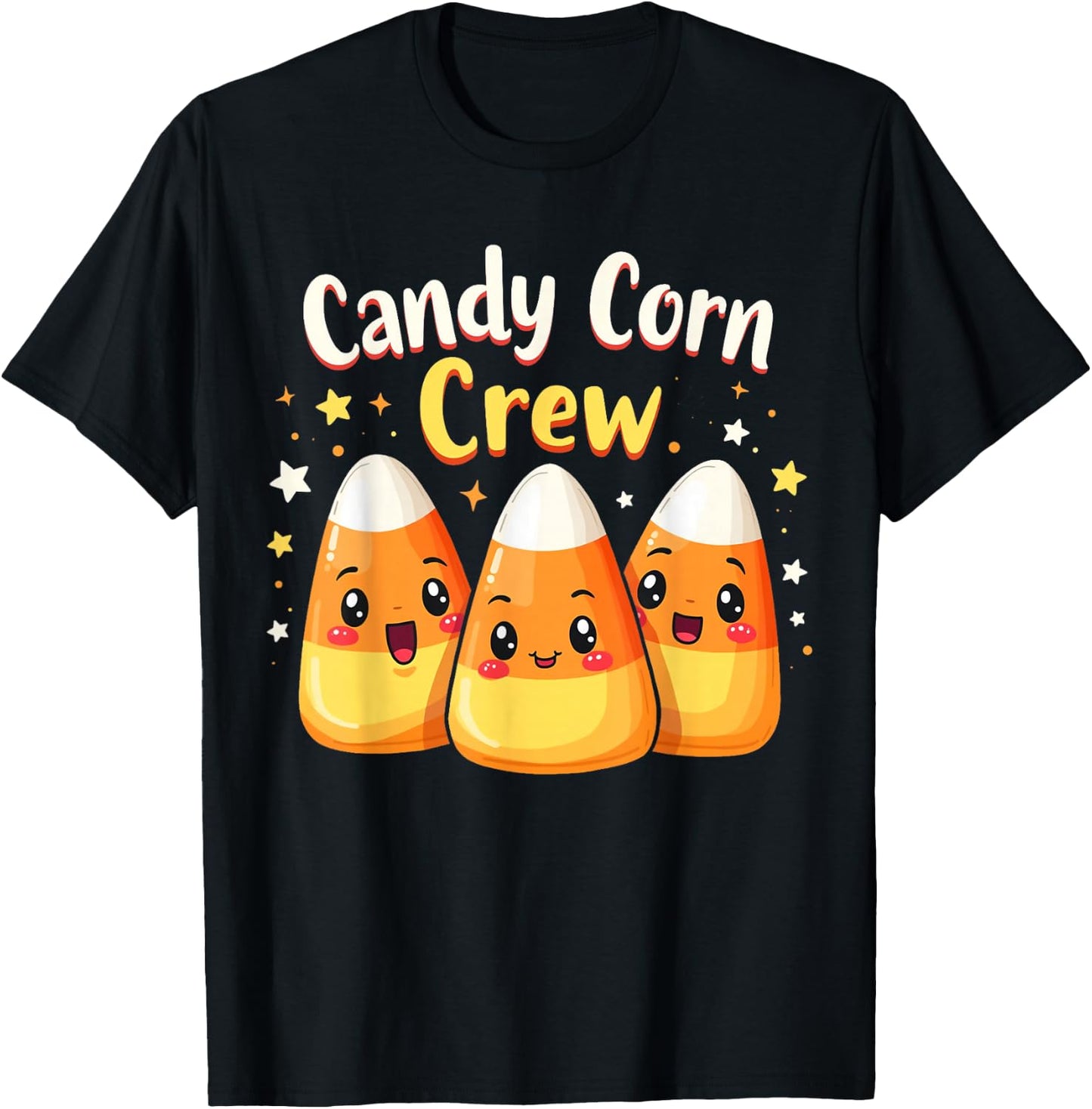 candy corn crew Costume Men Women Friends T-Shirt - T-Shirt | Black
