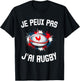 Children's Rugby Jersey "Je Peux Pas J'Ai Rugby" Men's Women's T-Shirt - T-Shirt | Black