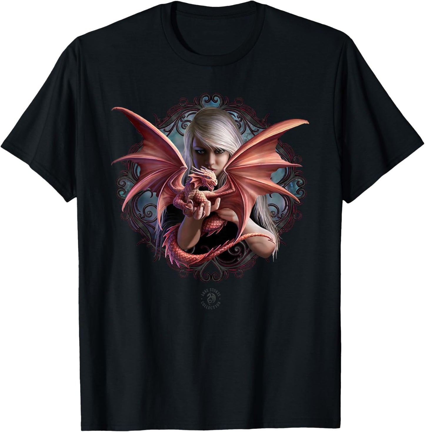 Dragonkin Anne Stokes Collection T-Shirt - T-Shirt | Black