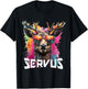 Servus Trachtenshirt Trachten Tracht Hirsch Tirol & Bayern T-Shirt - T-Shirt | Black