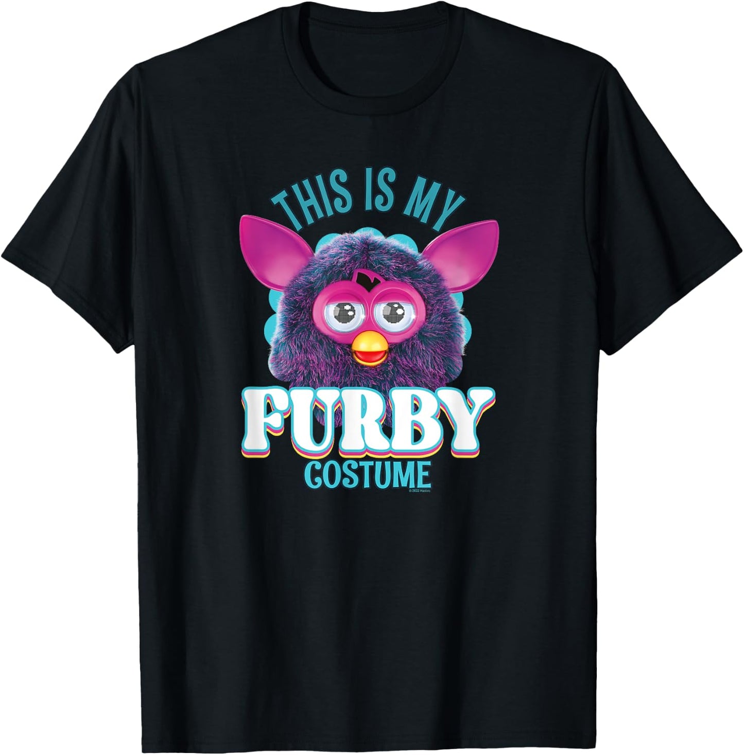 Furby This Is My Furby Costume , black T-Shirt - T-Shirt | Black