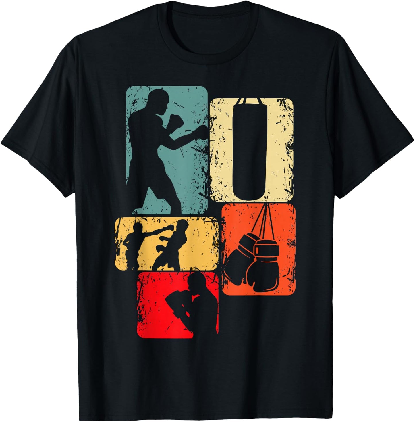 Boxer Boxing Boys' Children's T-Shirt - T-Shirt | Black