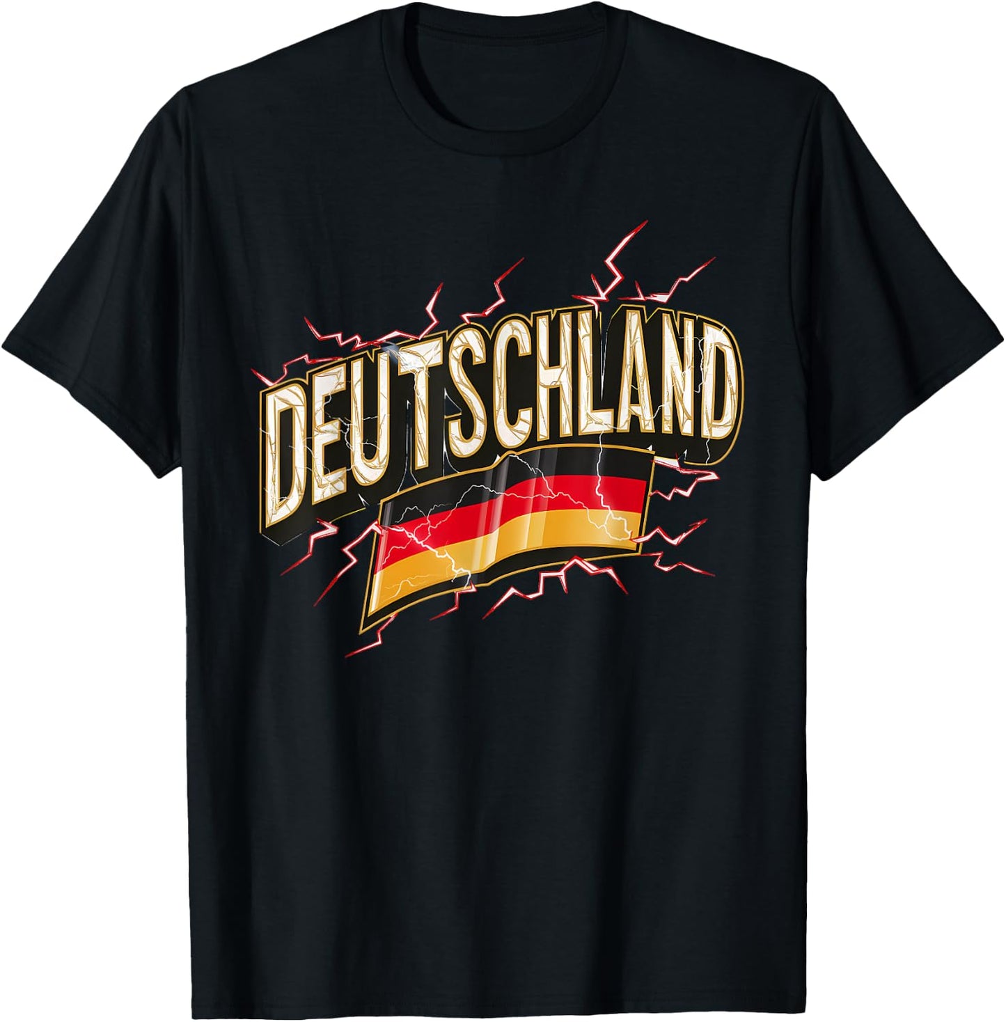 Germany Gift Souvenir German GER Almanya Alemania , black T-Shirt - T-Shirt | Black