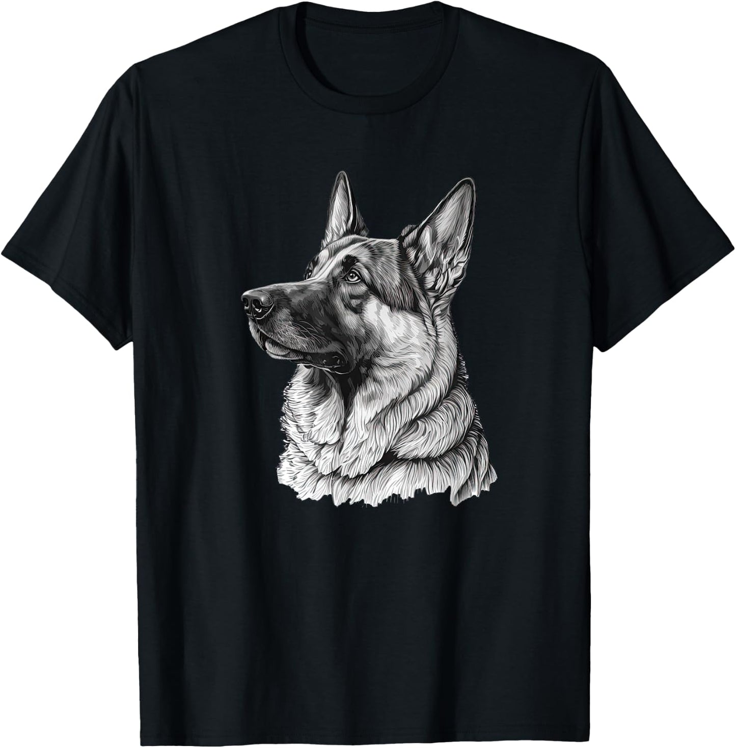 Funny German shepherd Dog T-Shirt - T-Shirt | Black