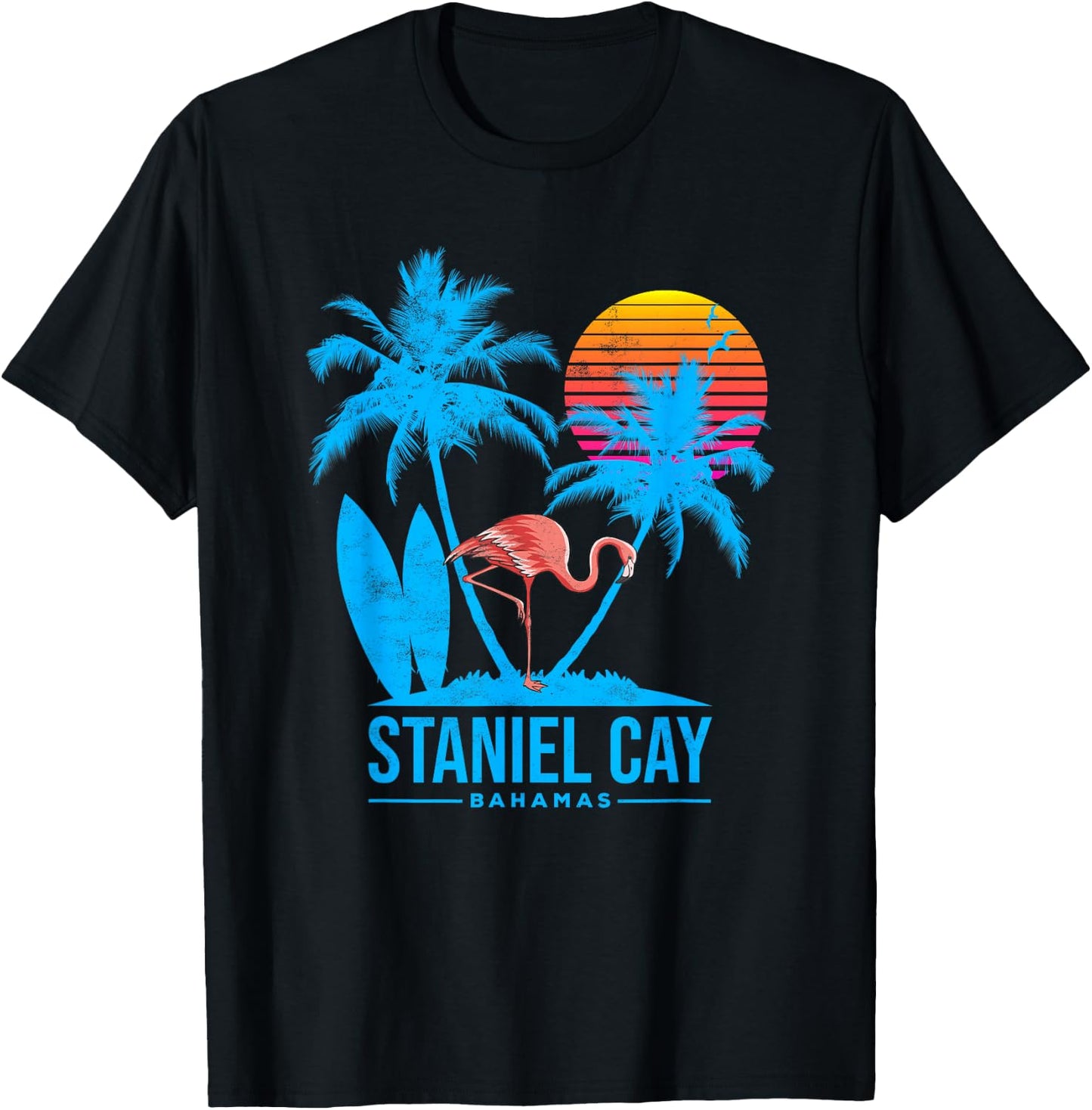 Bahamas, Staniel Cay T-Shirt - T-Shirt | Black