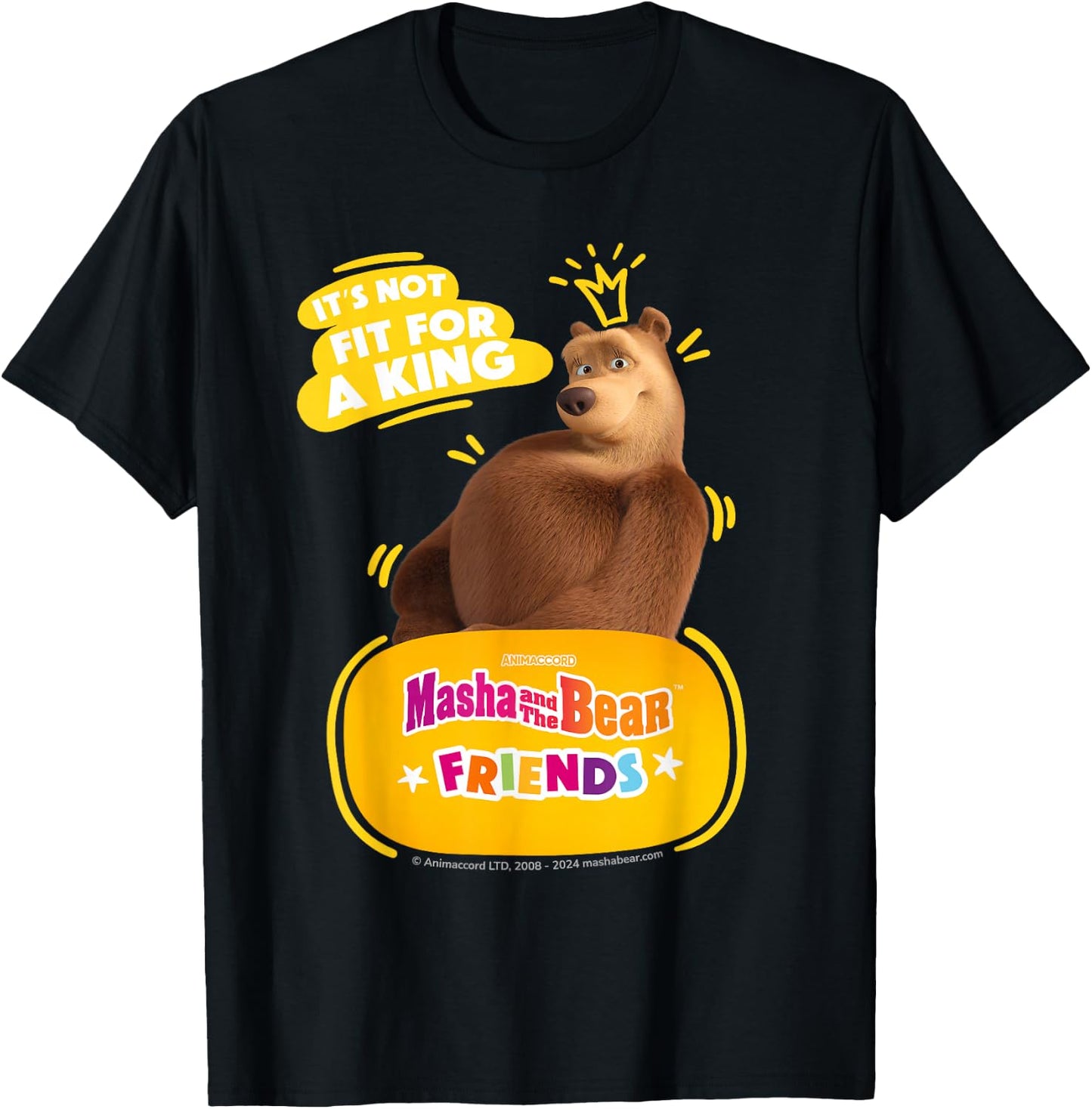 Friends. The King T-Shirt - T-Shirt | Black