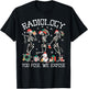 Dancing Skeleton Radiology You Pose We Expose Christmas Xmas T-Shirt - T-Shirt | Black