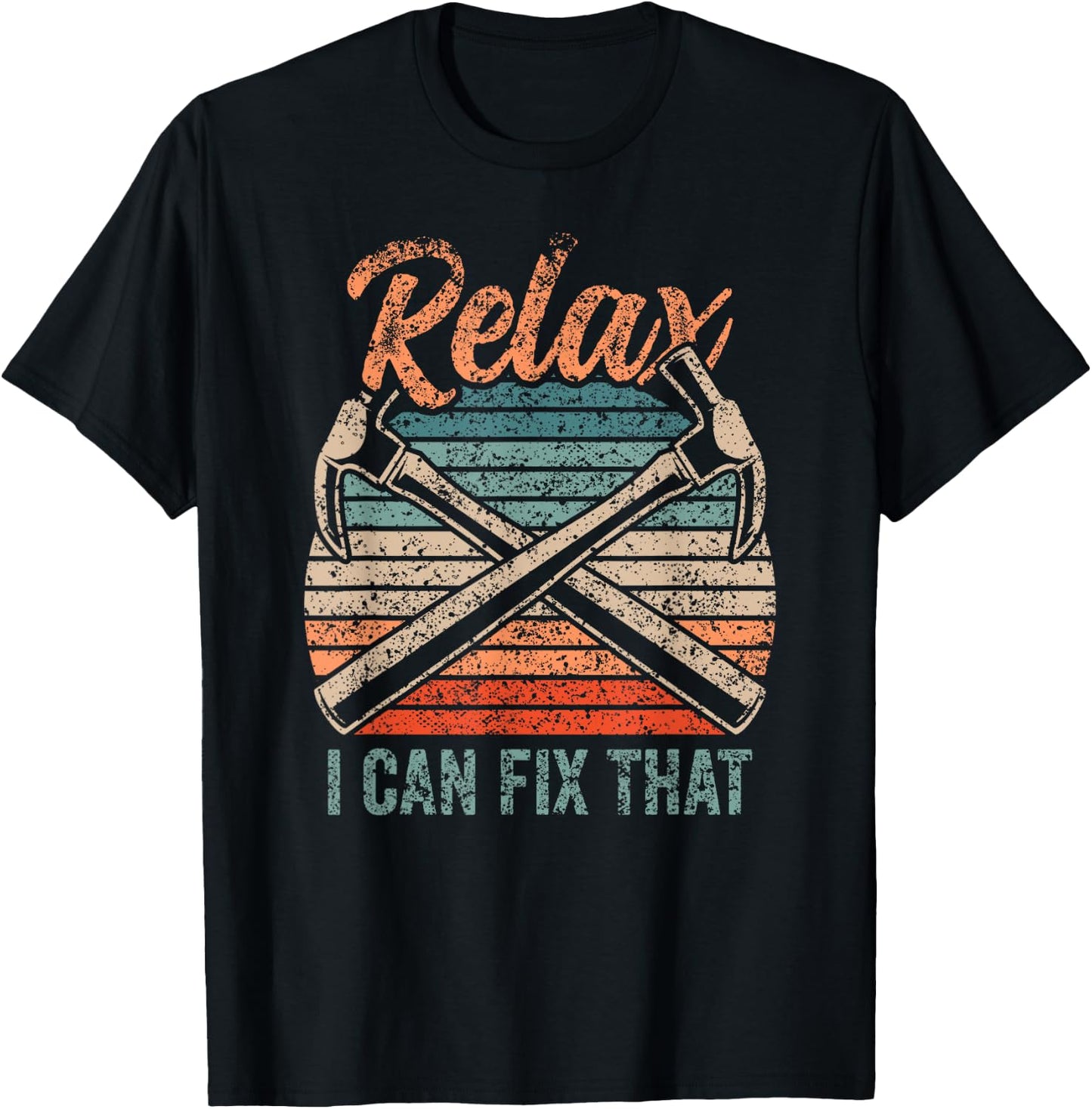 Relax I Can Fix That Repairing Handymen Handyman Diy T-Shirt - T-Shirt | Black
