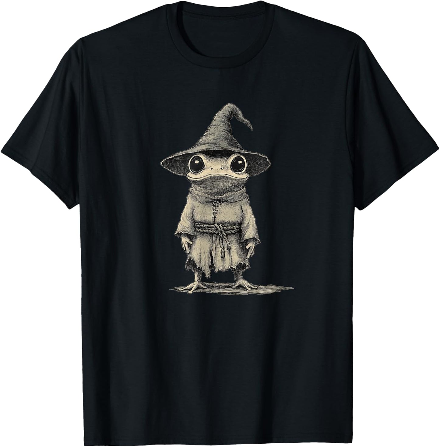 Cute Magician Frog Costume for Boys and Girls Magical T-Shirt - T-Shirt | Black