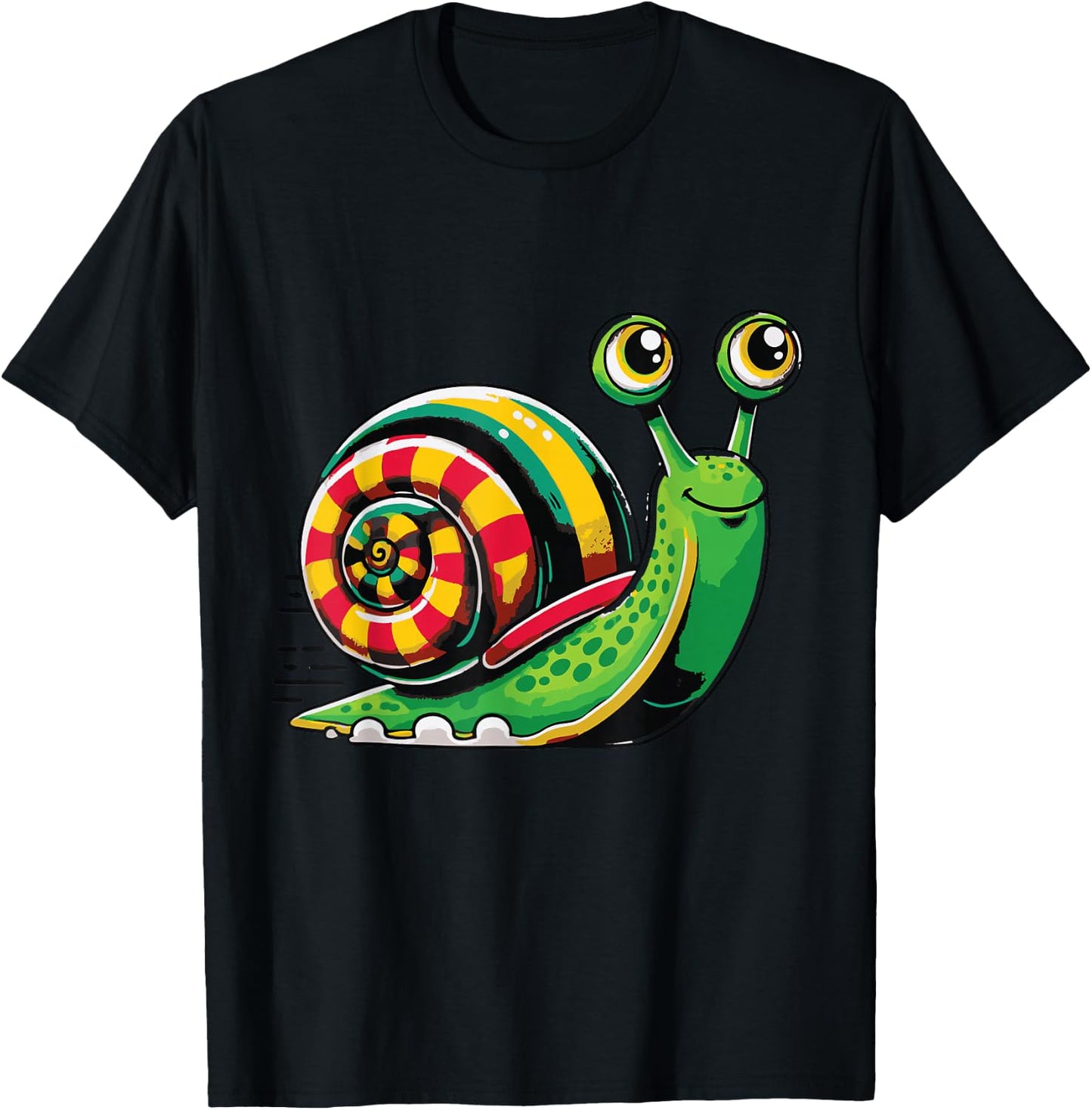 Funny Snail Shirts Turbo Snail Boost Racing Team T-Shirt - T-Shirt | Black