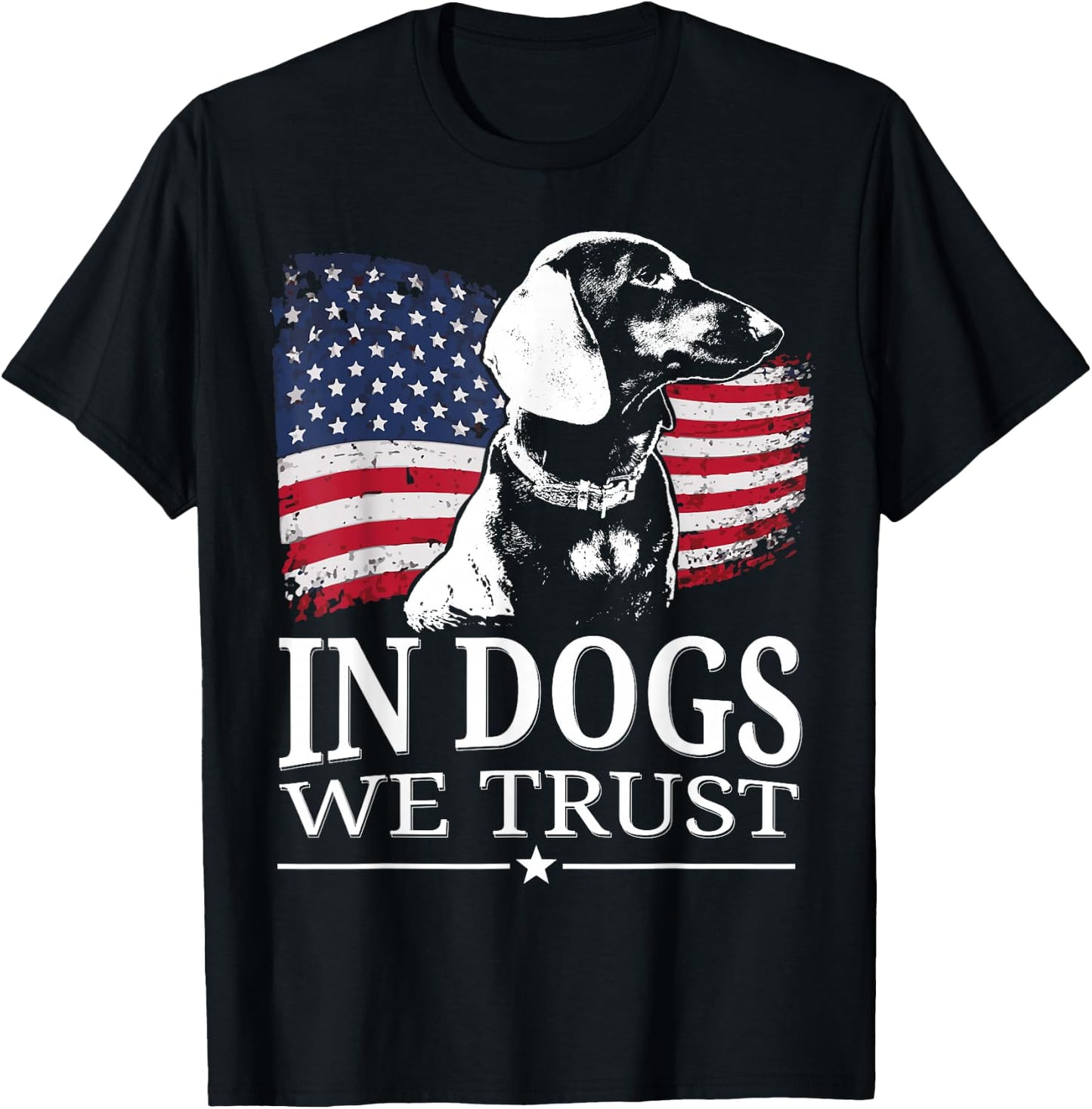 Dachshund Doxie Wiener Sausage Dog T-Shirt - T-Shirt | Black