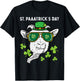 St Patricks Day Goat Head Saint Pattys Farmer Men Women Kids T-Shirt - T-Shirt | Black