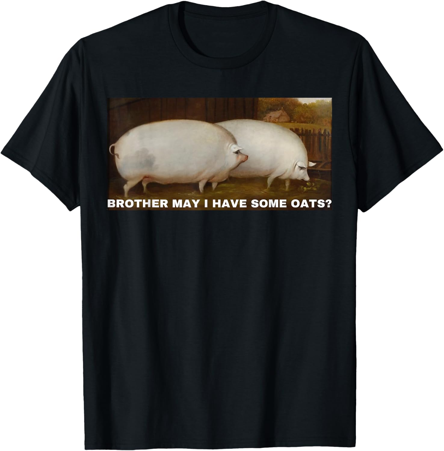 Brother May I Have Some Oats T-Shirt - T-Shirt | Black
