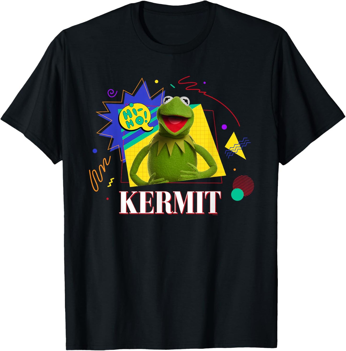 Disney Muppets Kermit the Frog Retro ’90s Muppet Matching T-Shirt - T-Shirt | Black