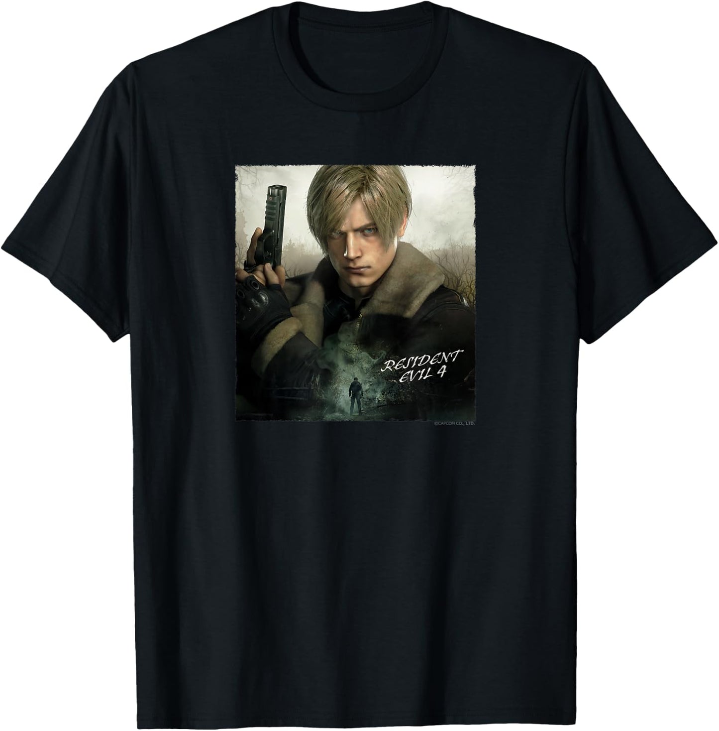 RESIDENT EVIL 4 Leon T-Shirt - T-Shirt | Black
