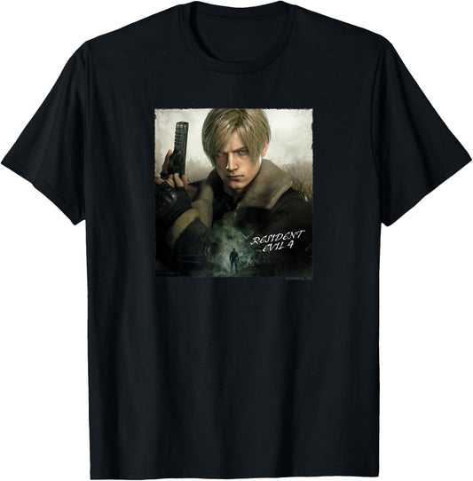 RESIDENT EVIL 4 Leon T-Shirt - T-Shirt | Black