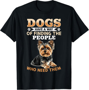 Yorkshire Terrier Yorkie Dog Owner T-Shirt - T-Shirt | Black