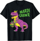 Mardi gras dinosaur t-rex mardi grawr for kids toddler T-Shirt - T-Shirt | Black