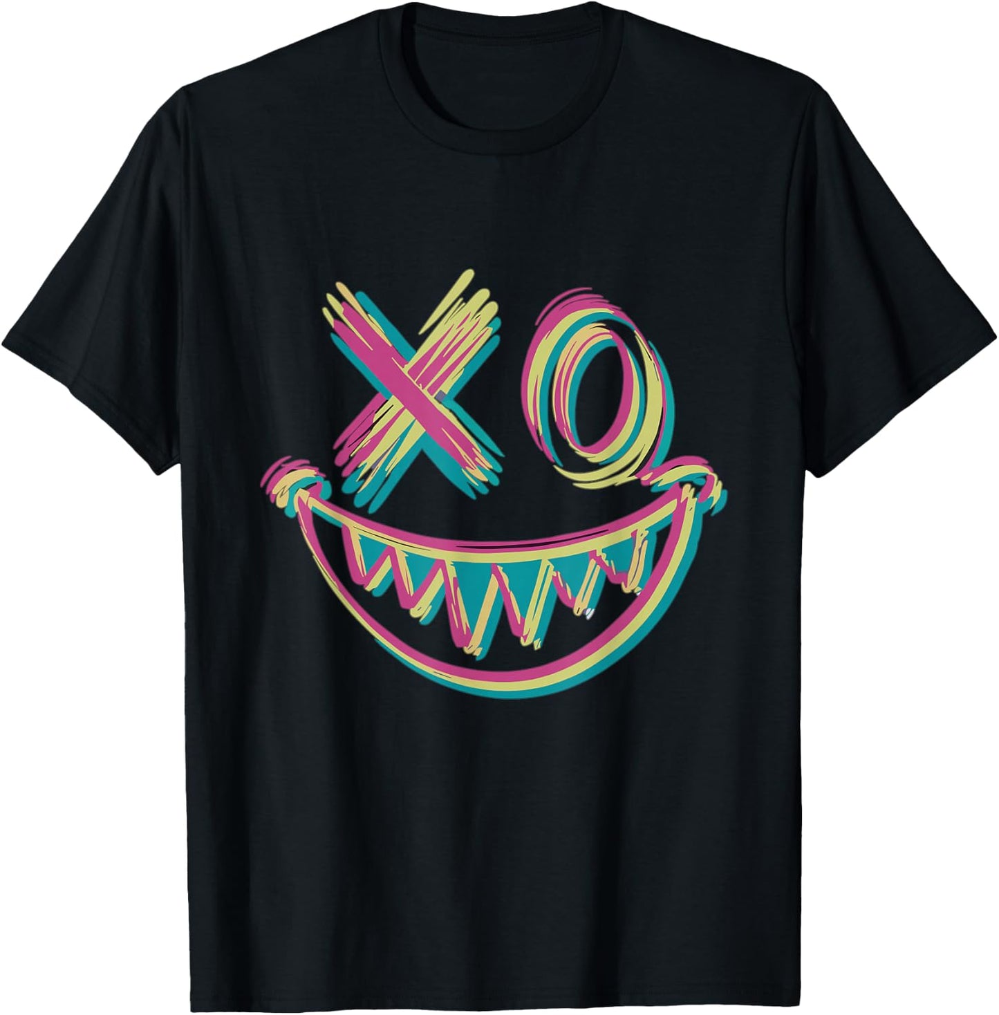 Electronic Music Rave Rainbow DJ EDM Tekk T-Shirt - T-Shirt | Black