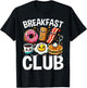 Breakfast Club Cute Kawaii Bfast Club Parody Funny Food Pun T-Shirt - T-Shirt | Black