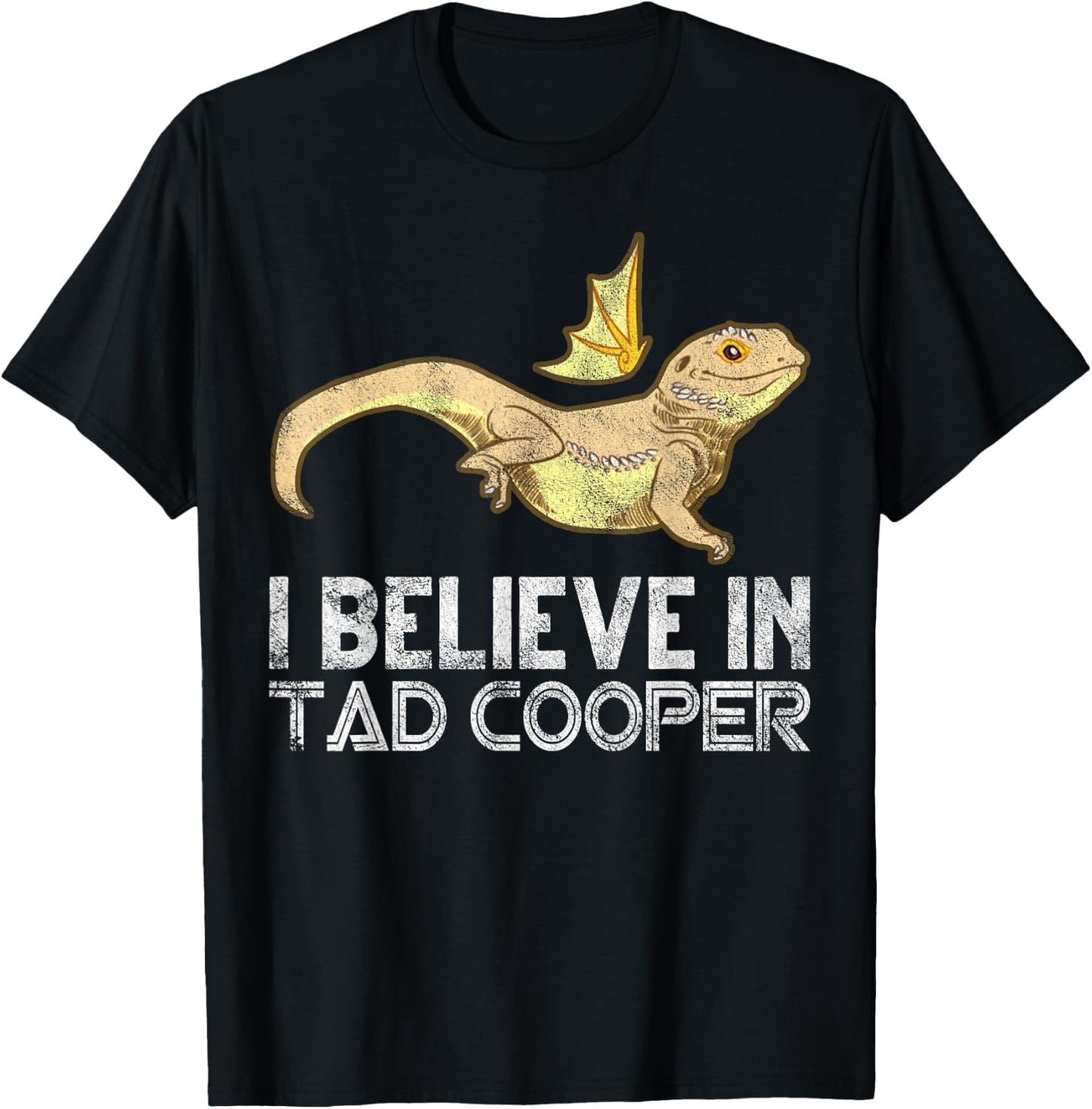 Science Lizard Tad Cooper Fan T-Shirt - T-Shirt | Black