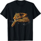 Leopard Animal Graphic Artwork Leopard T-Shirt - T-Shirt | Black