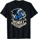 Classic Dragon Bosnia Herzegovina Country Slogan Cheer Game T-Shirt - T-Shirt | Black