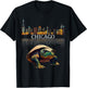 Giant Snapping Turtle Chicago River T-Shirt - T-Shirt | Black