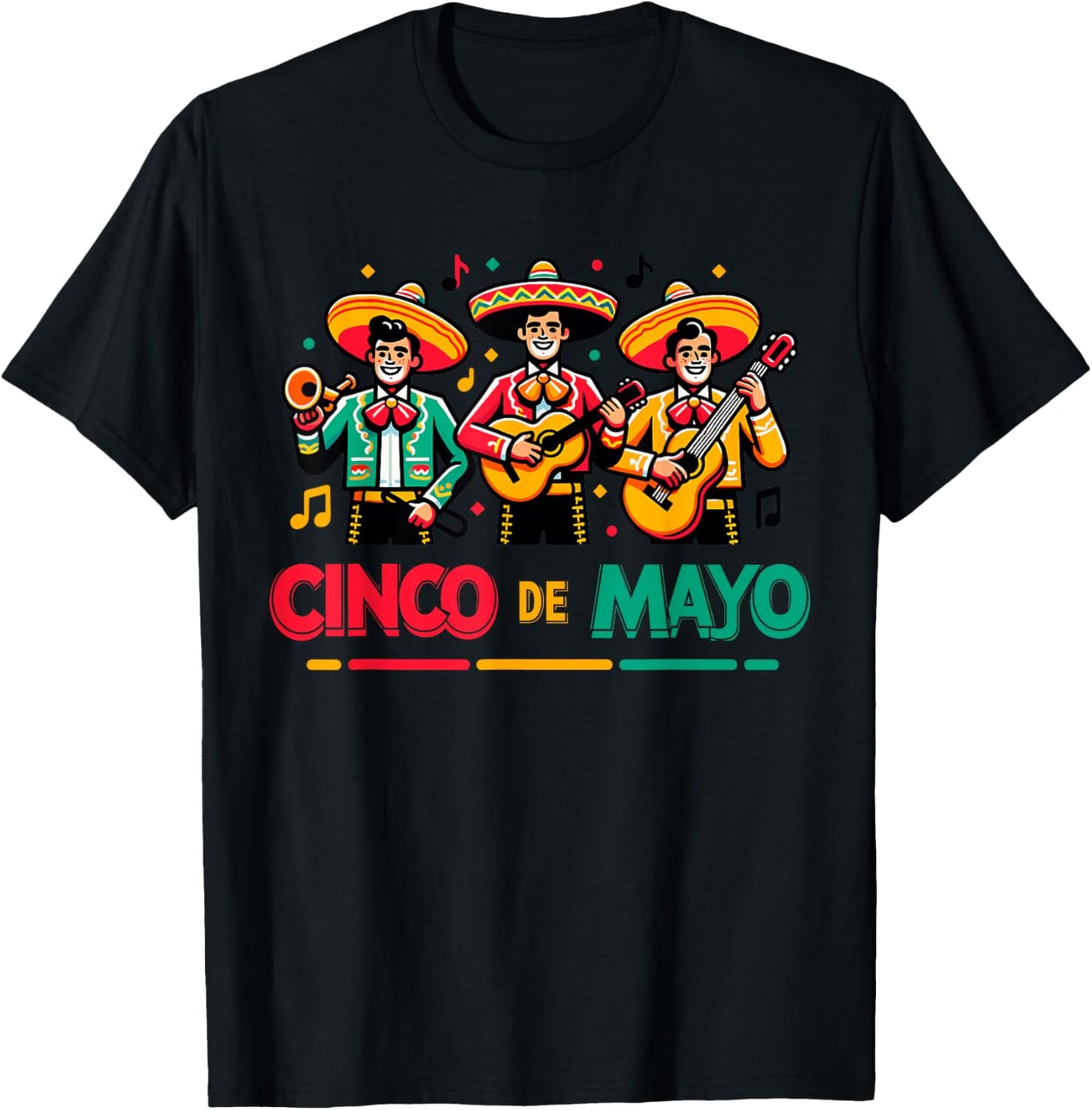 Cinco De Mayo Fiesta Fun Family Match 5 De Mayo T-Shirt - T-Shirt | Black