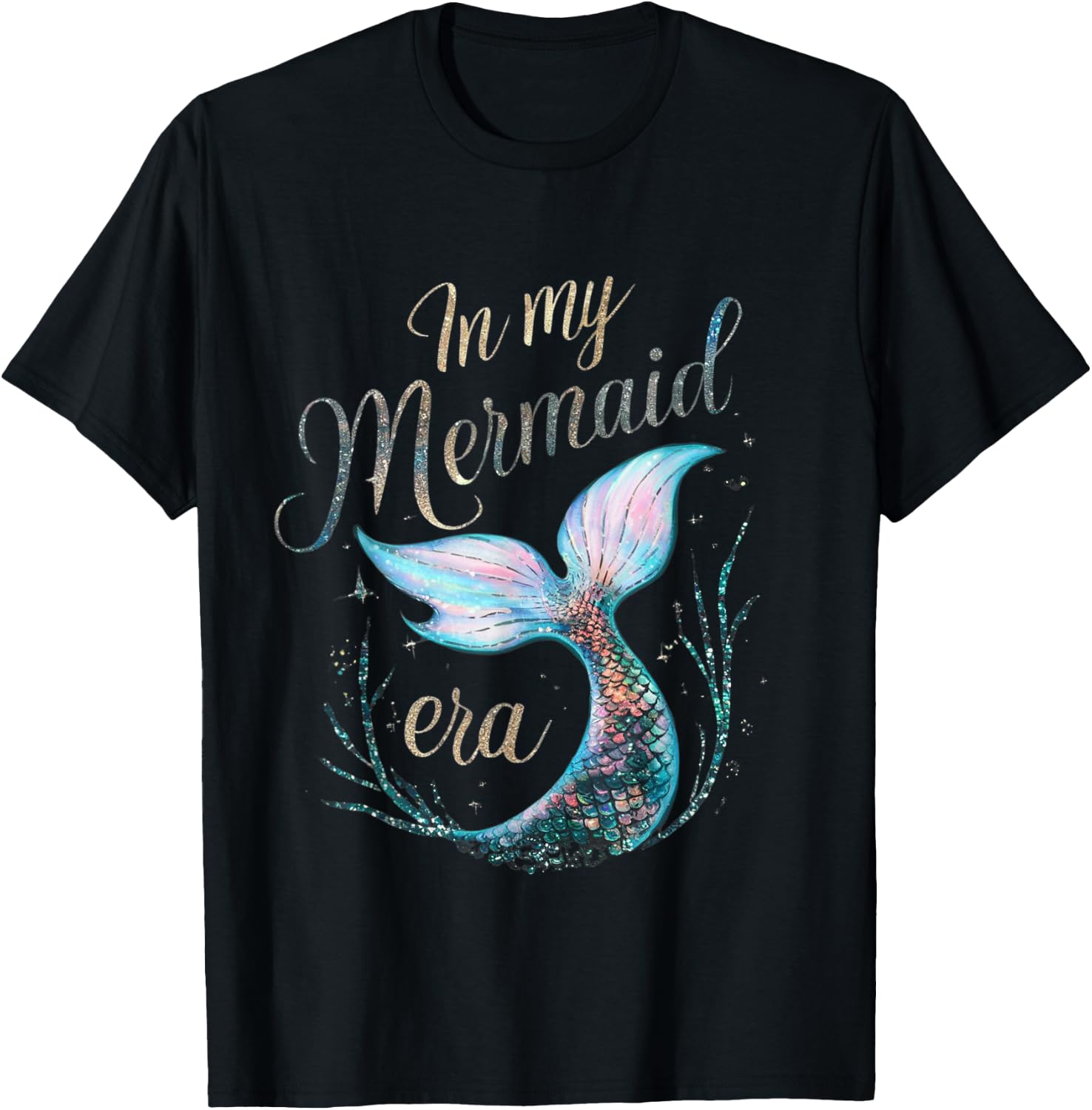 In My Mermaid Era T-Shirt - T-Shirt | Black