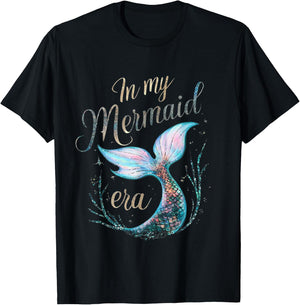 In My Mermaid Era T-Shirt - T-Shirt | Black