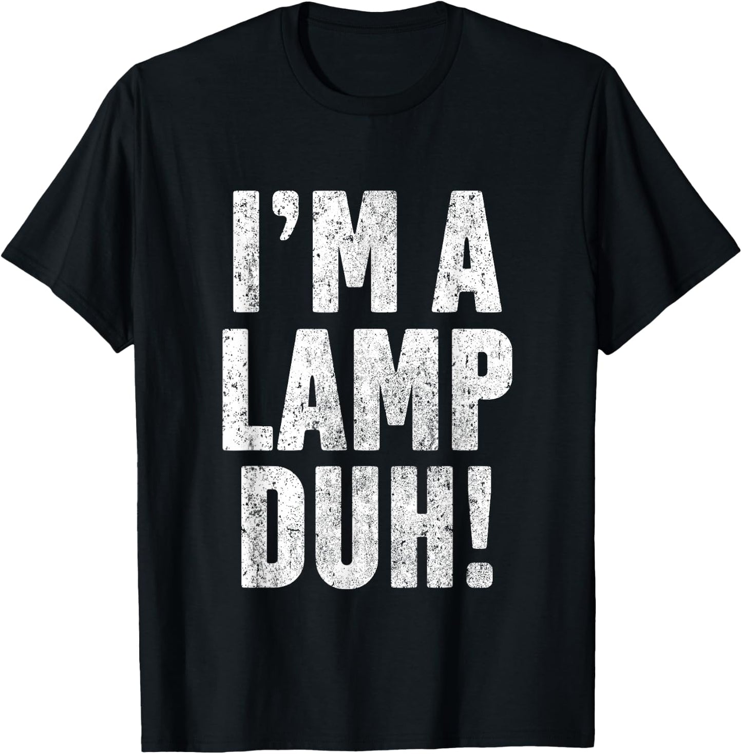 I'm A Lamp Easy Halloween Costume T Shirt Funny Moth T-Shirt - T-Shirt | Black