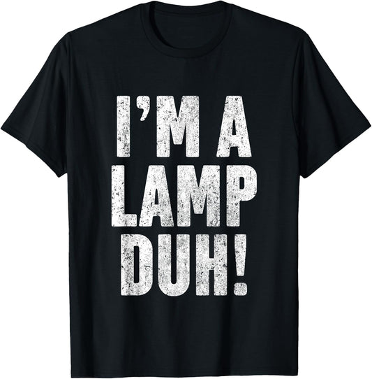 I'm A Lamp Easy Halloween Costume T Shirt Funny Moth T-Shirt - T-Shirt | Black