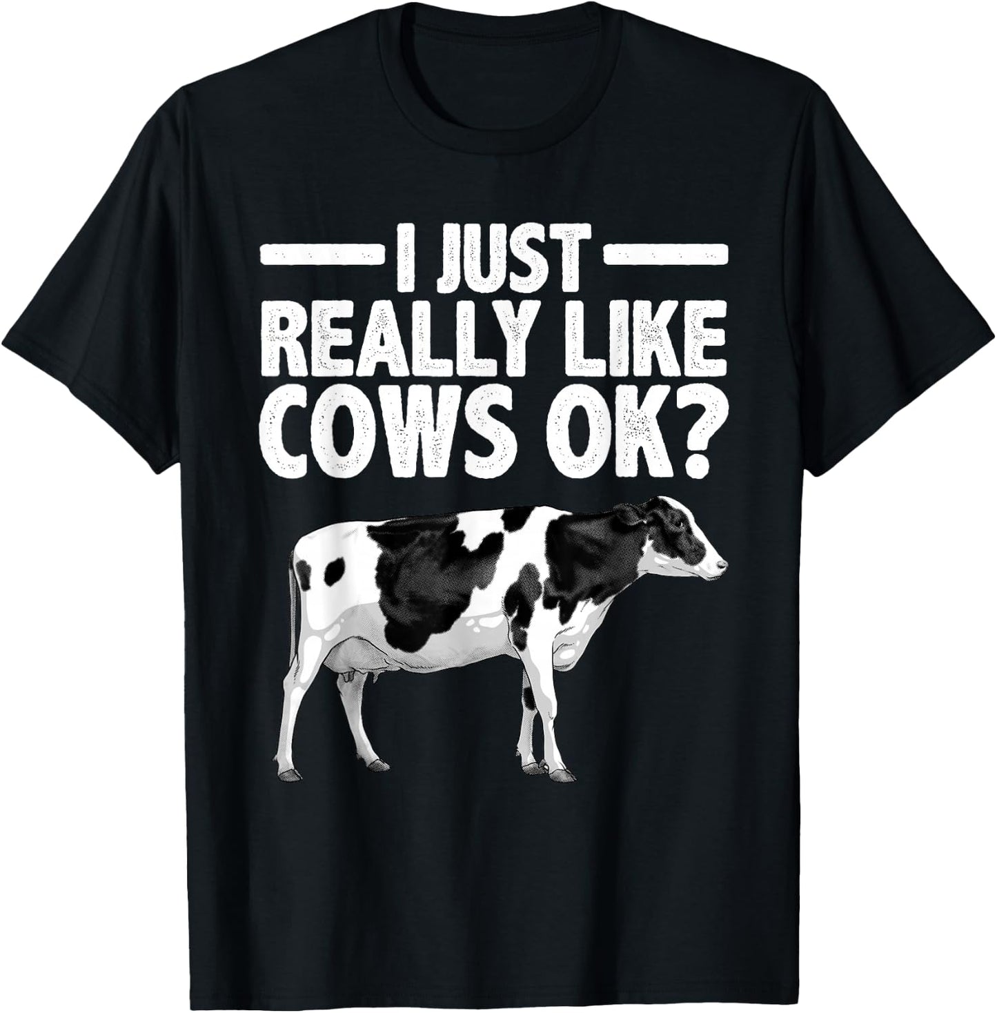 Best Cow Design Women Cattle Farming Dairy Cow Lover T-Shirt - T-Shirt | Black