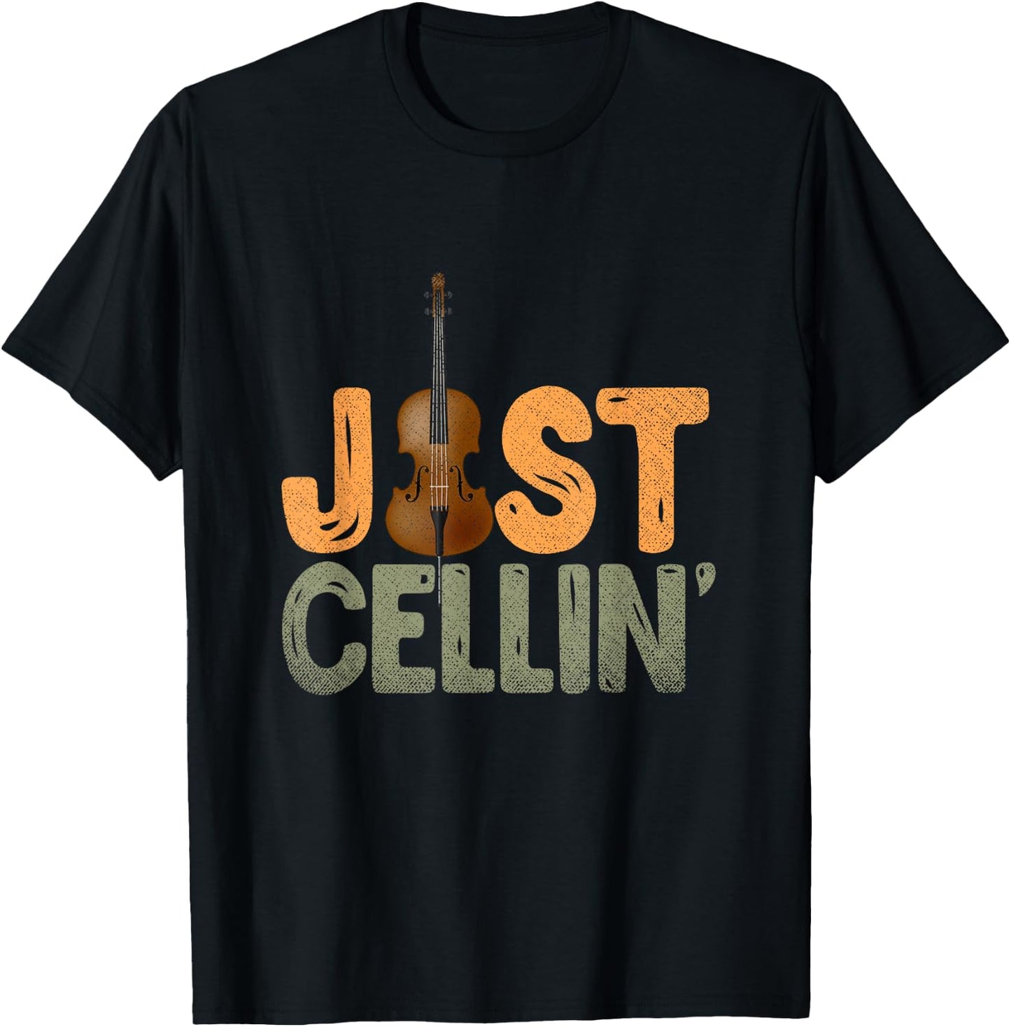 Just Cellin Cello T-Shirt - T-Shirt | Black