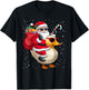 Santa Claus Riding A Duck Christmas Boy Girl Kids T-Shirt - T-Shirt | Black
