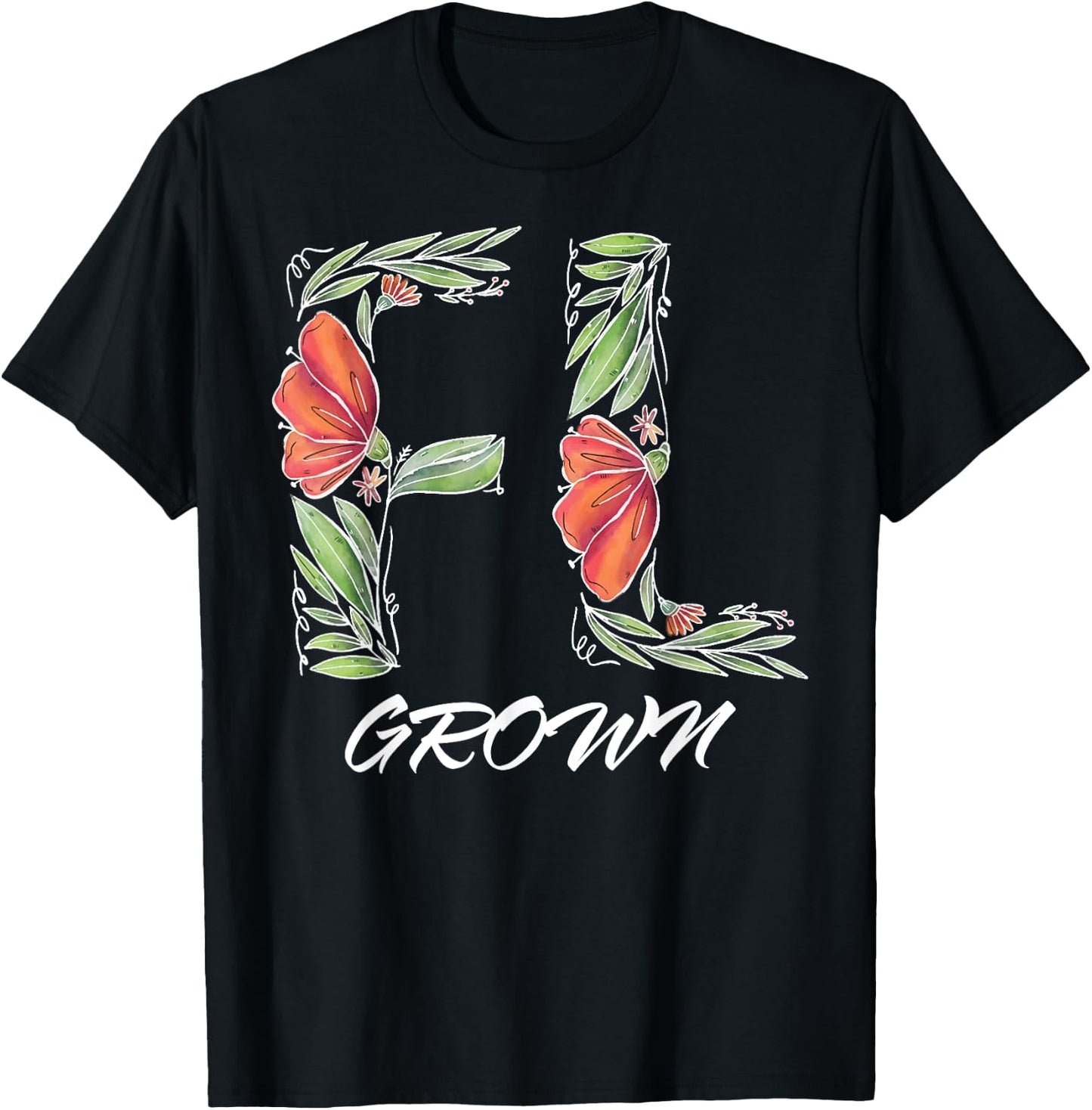 Florida Flo Grown Shirt Miami Orlando Tampa Destin Flag T-Shirt - T-Shirt | Black