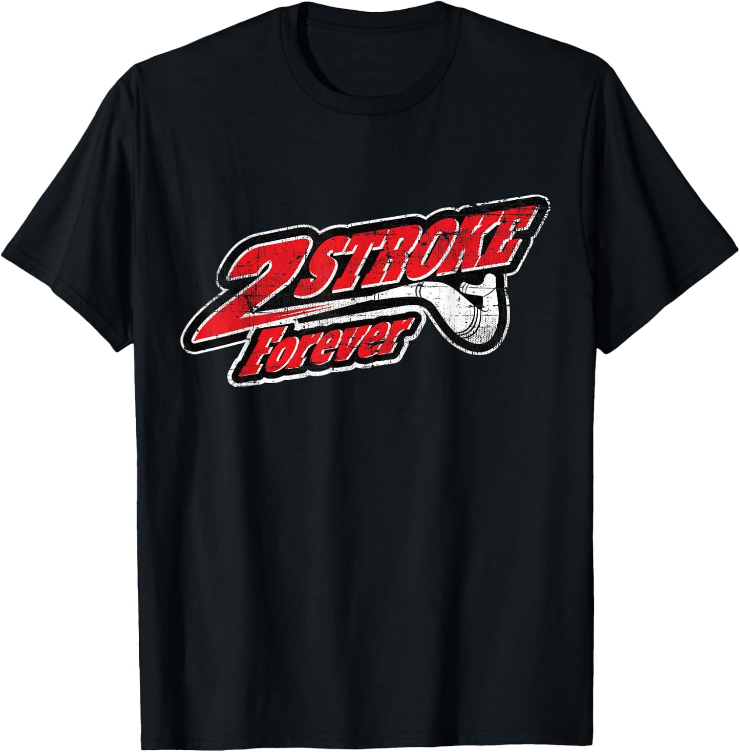 2-Takt Forever für alle Motocross- und Enduro-Fahrer T-Shirt - T-Shirt | Black