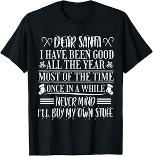Christmas Santa T-Shirt - T-Shirt | Black