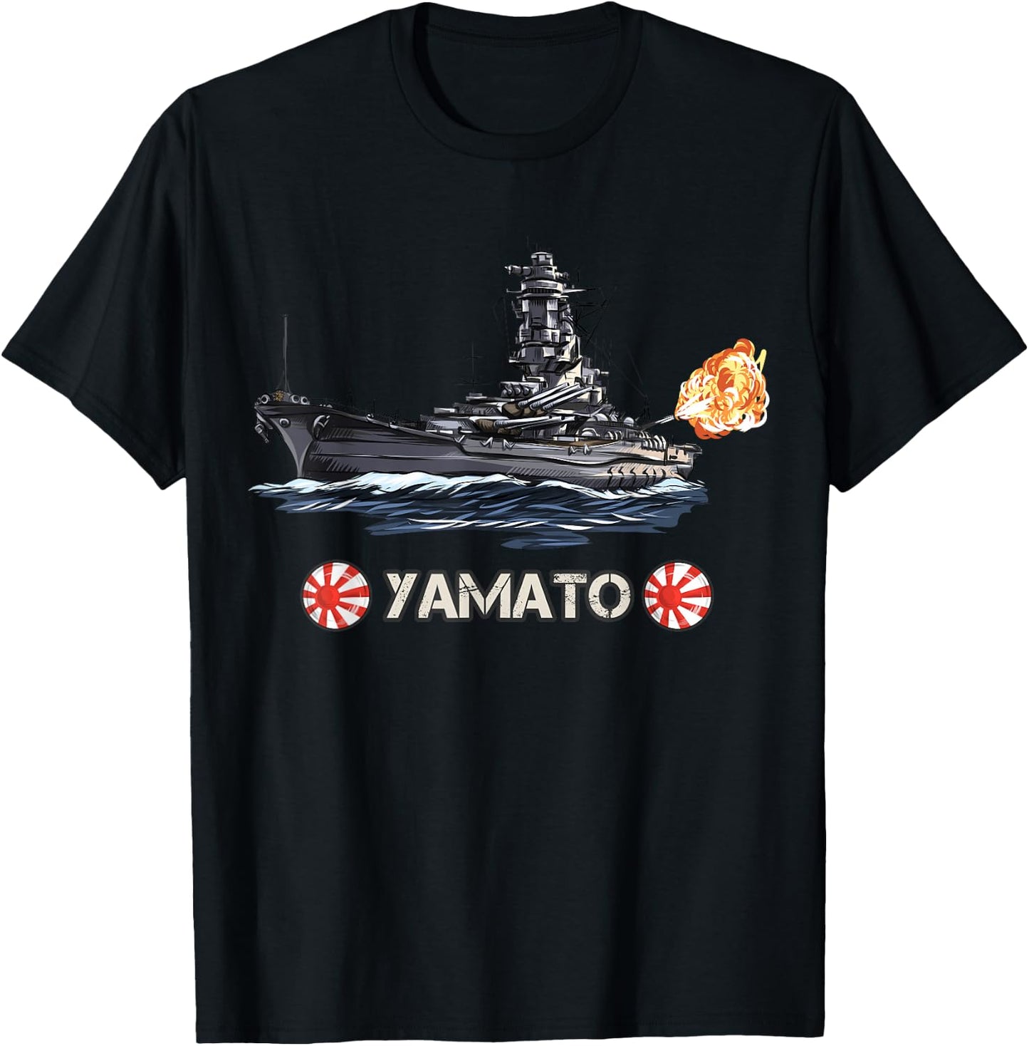 Japanisches Schlachtschiff Yamato aus dem 2. T-Shirt - T-Shirt | Black