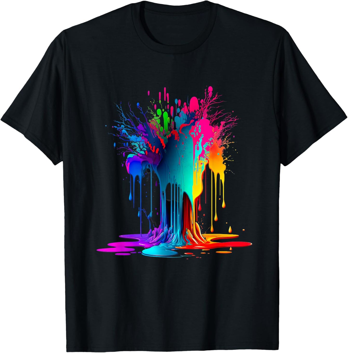 Color Splash , black T-Shirt - T-Shirt | Black