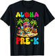 Aloha Pre-K Pineapple Hawaii Back to School Kids Girls T-Shirt - T-Shirt | Black