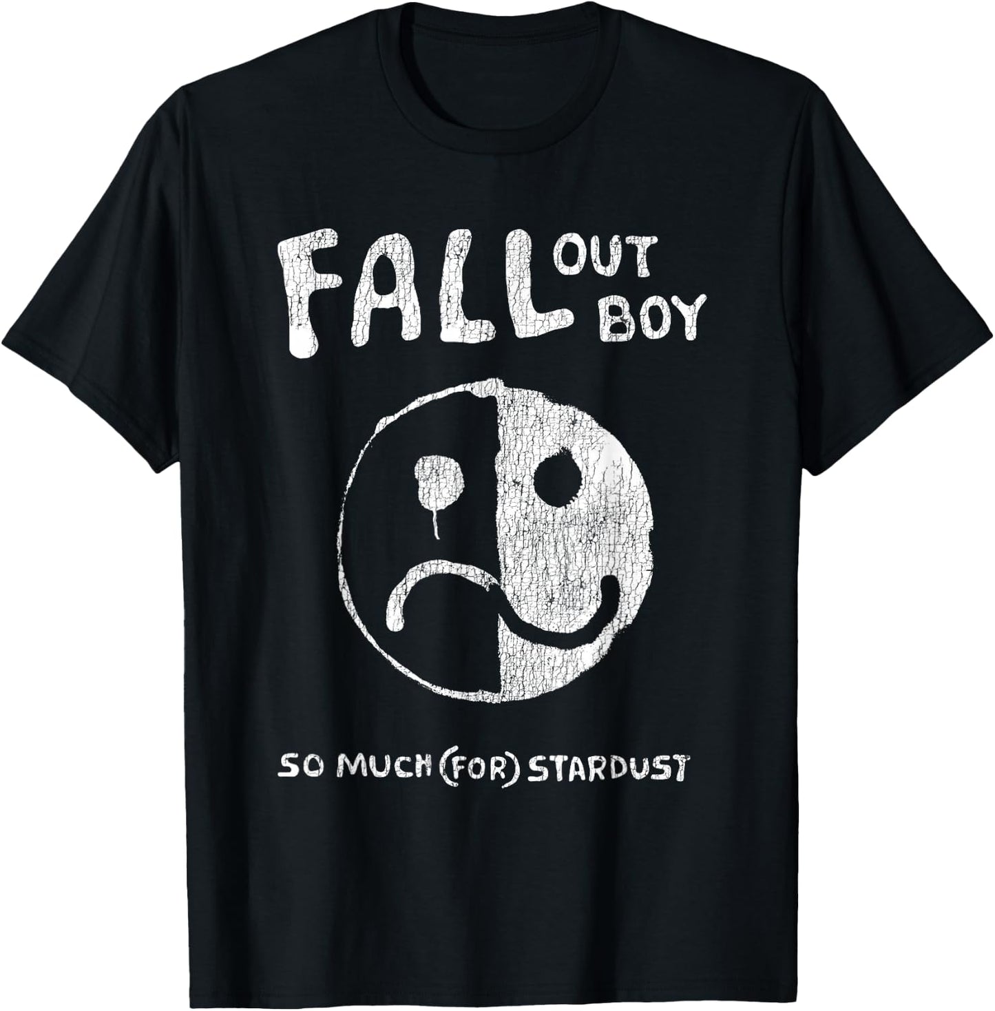 Fall Out Boy - Smile The Forehead , black T-Shirt - T-Shirt | Black