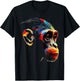Monkey Zoo Colourful Monkey Face Polygon Animal Motif Monkey T-Shirt - T-Shirt | Black