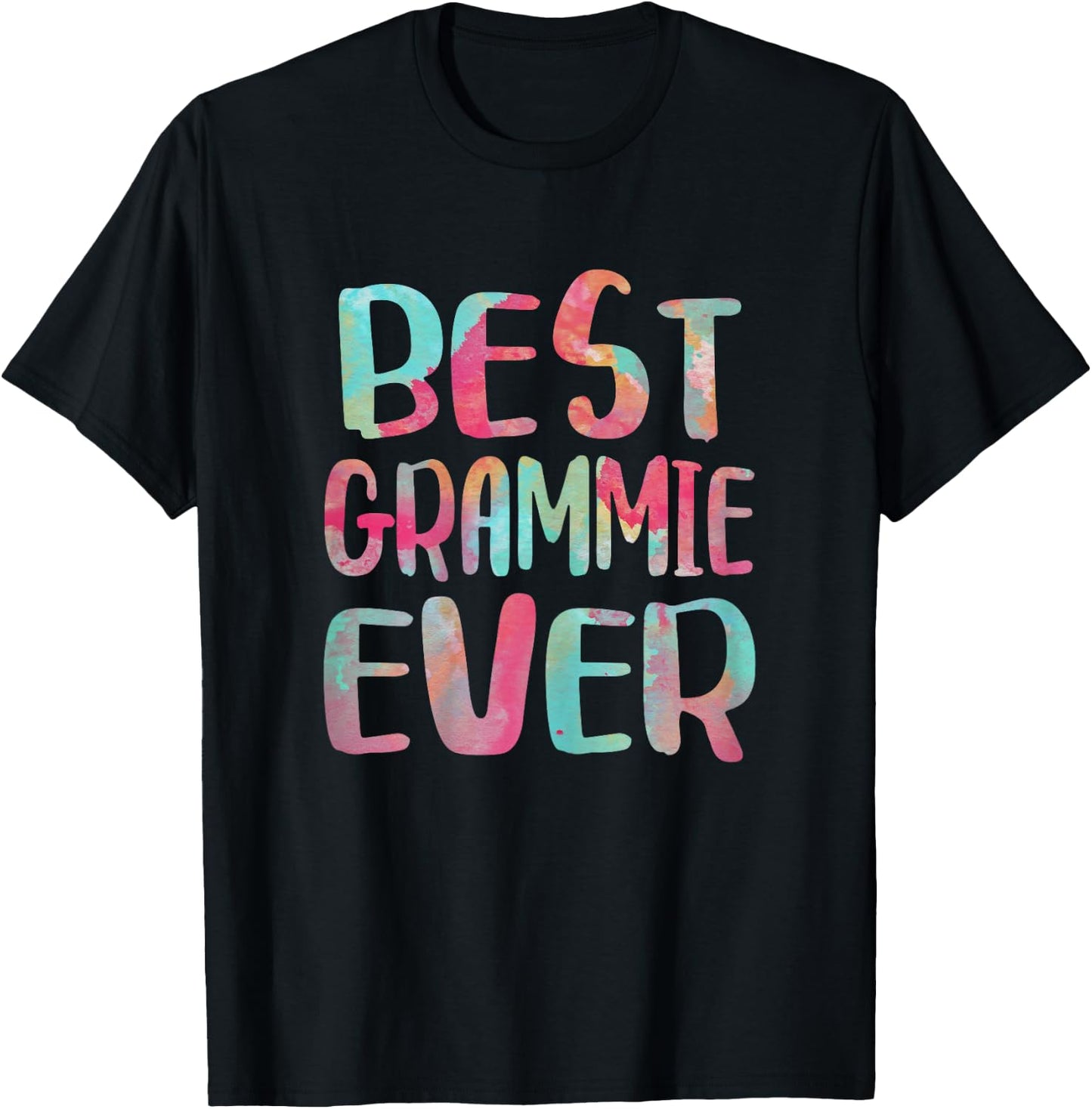 Best Grammie Ever Shirt Women Mothers Day T-Shirt - T-Shirt | Black